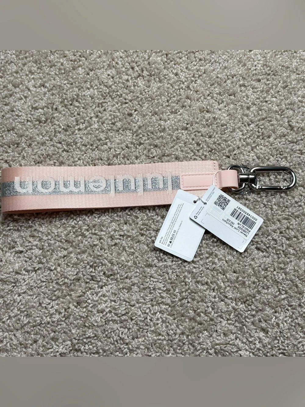 Lululemon Never Lost Keychain